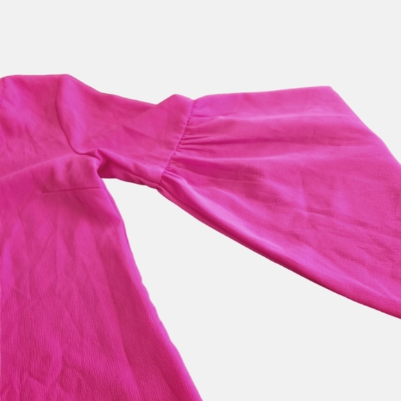 TCEC Womens pink top with bell sleeves size small - Picture 4 of 10